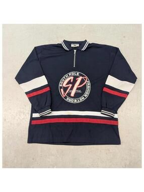 Vintage South Pole Original quarter zip long sleeve jersey